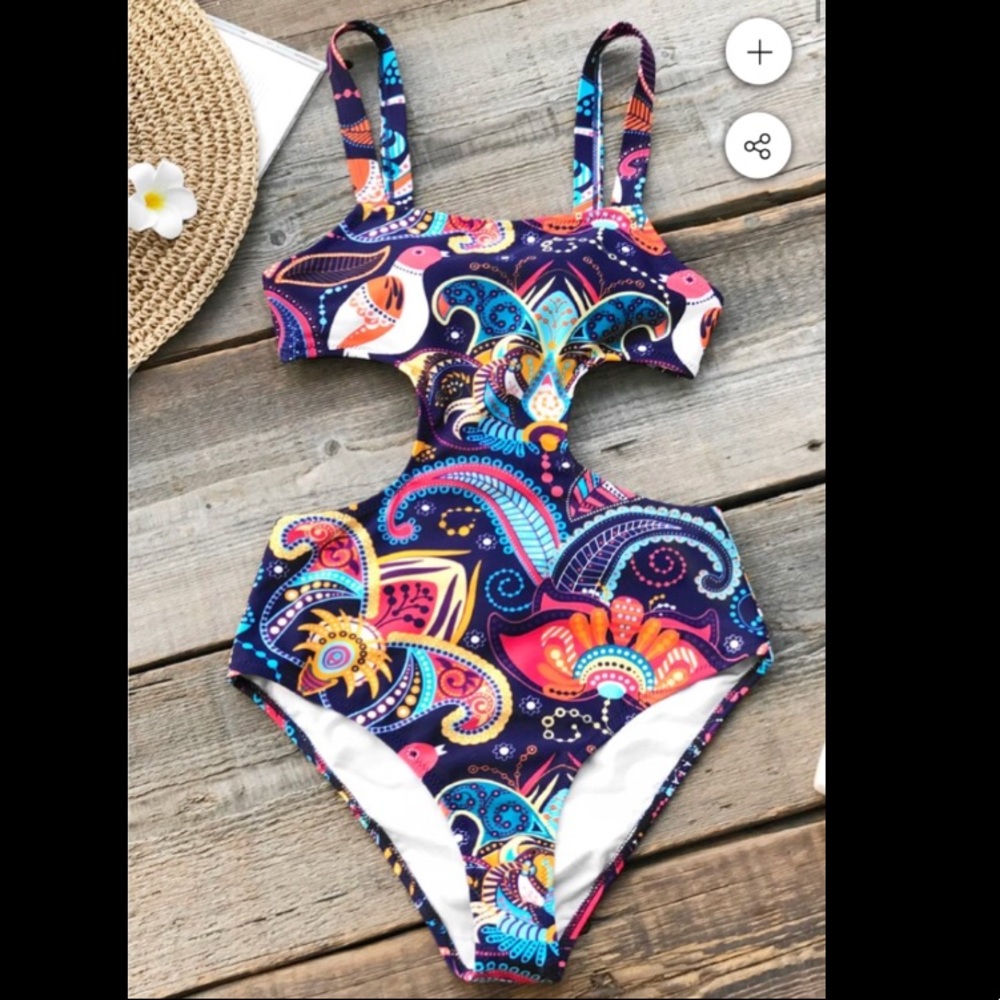 Cupshe Paradise Cove One-Piece Swimsuit - M